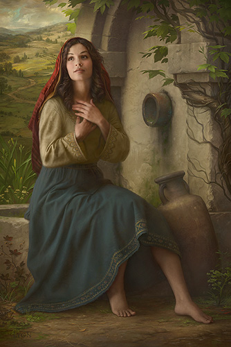 Woman at the Well  (Picture taken from http://catholicalcoholic.files.wordpress.com/2014/03/woman-at-the-well-5001.jpg)