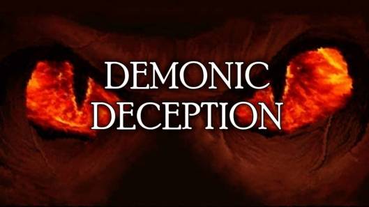 If we see Satan as he really is, we will not be deceived any longer. (Photo from http://fbcmillington.org/wp-content/uploads/2014/10/Demonic-Deception-1140x641.jpg)